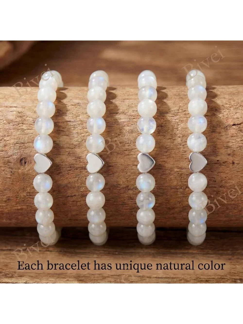 Handmade 6mm Crystal Stretch Bracelet for Women | Natural Stone Beaded Yoga